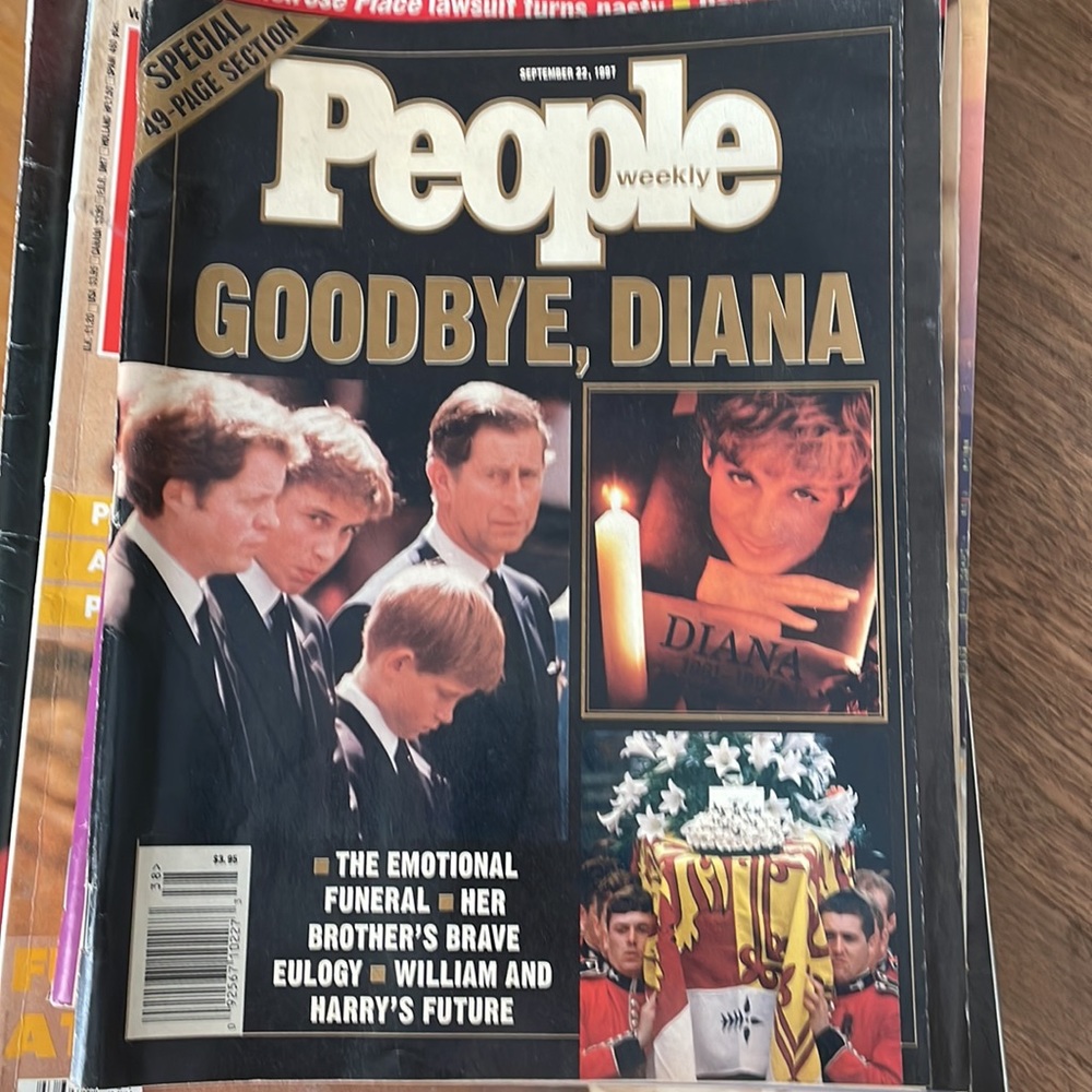 Vintage Princess Diana magazines